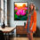 Thumbnail: "LOTUS AT SUNSET" Framed