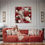 Thumbnail: wall art flower home decor canvas art work