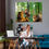 Thumbnail: Lions wall art home decor canvas art work