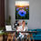 Thumbnail: "ABSTRACT BLUE FLOWER AT SUNSET" GW