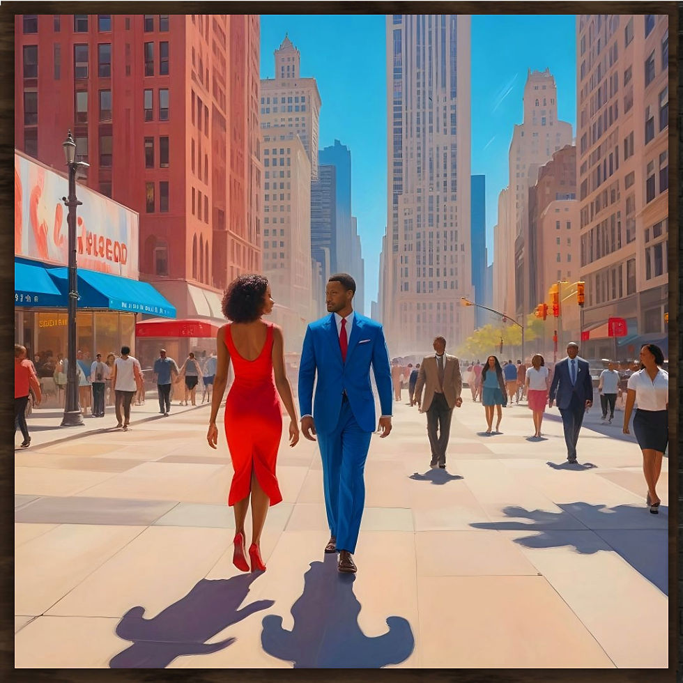 "MEETING" Framed