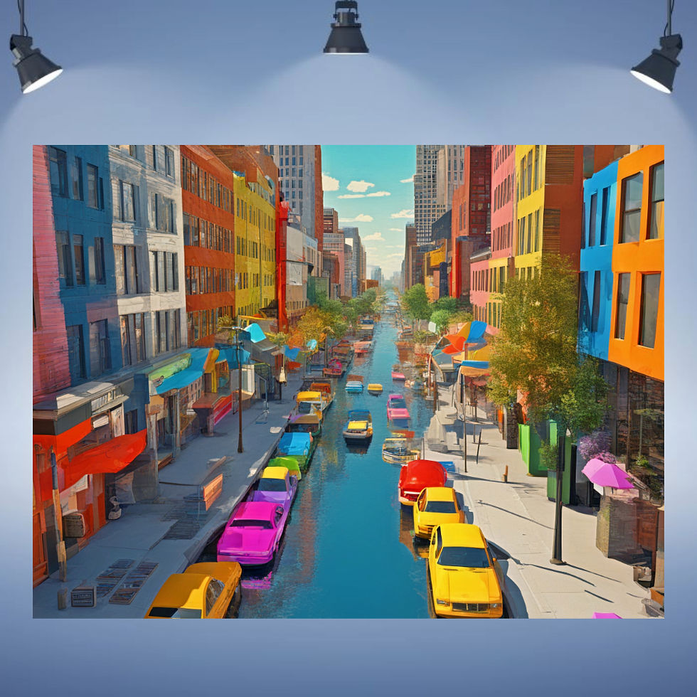 DOWNTOWN affordable wall art home decor canvas art work