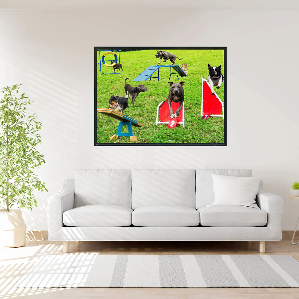 affordable dog wall art home decor canvas art work