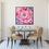 Thumbnail: "ABSTRACT FLOWERS IN PINK" Framed
