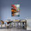 Thumbnail: CAFE ON ROSES STREET Wall Art Peel & Stick Removable Repositionable Home Decor