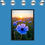 Thumbnail: "ABSTRACT BLUE AT SUNSET" Framed