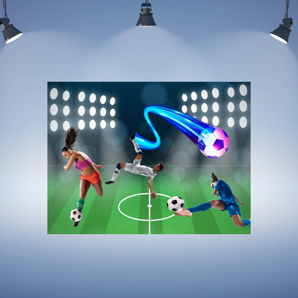 soccer affordable wall art home decor canvas art work