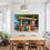 Thumbnail: Beach shack wall art home decor canvas art work