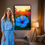 Thumbnail: "HIBISCUS" Framed