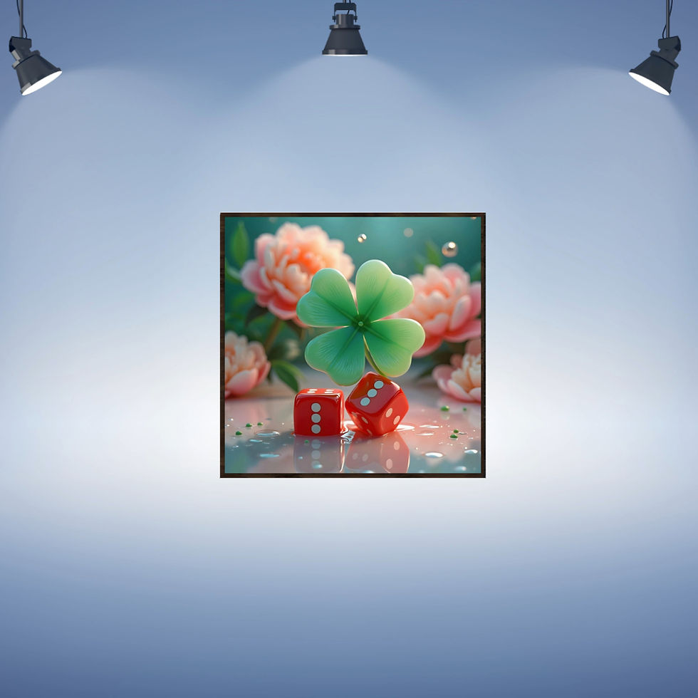 Thumbnail: "LUCK" Framed