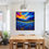 Thumbnail: "BLUE CORNFLOWER FIELD" Framed