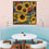 Thumbnail: wall art flower home decor canvas art work