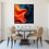 Thumbnail: "BLUE ORANGE" Framed