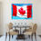 Thumbnail: Canadian Flag affordable wall art work ocean home decor