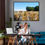 Thumbnail: LEOPARD wall art home decor canvas art work