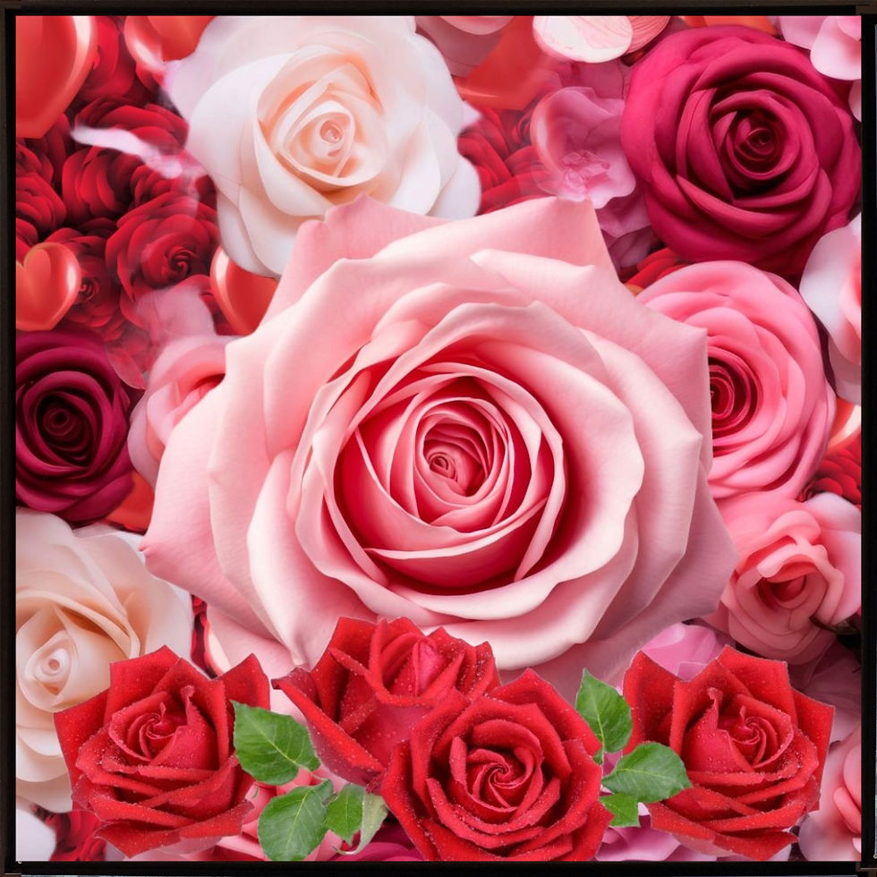 "ROSES No. 2" Framed