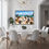 Thumbnail: Beach dog park wall art home decor canvas art work
