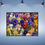 Thumbnail: Flower framed canvas wall art home decor