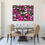 Thumbnail: Cyclamens wall art flower home decor canvas art work
