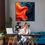 Thumbnail: "BLUE ORANGE" Framed