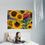 Thumbnail: wall art flower home decor canvas art work