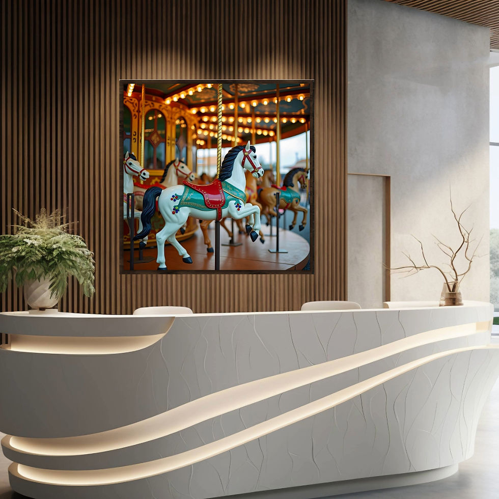 Thumbnail: "CAROUSEL" Framed