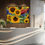 Thumbnail: wall art flower home decor canvas art work