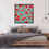 Thumbnail: "ABSTRACT FLOWERS IN RED" Framed
