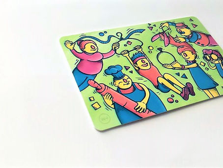 THE NEW CARD IS HERE; COLOURFUL, CHEERFUL & HELPING YOU SUPPORT DREAMS!