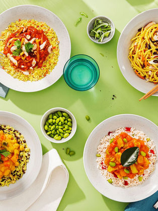 Gourmet-Gerichte, die schonend mit der neusten Technologie erhitzt werden.