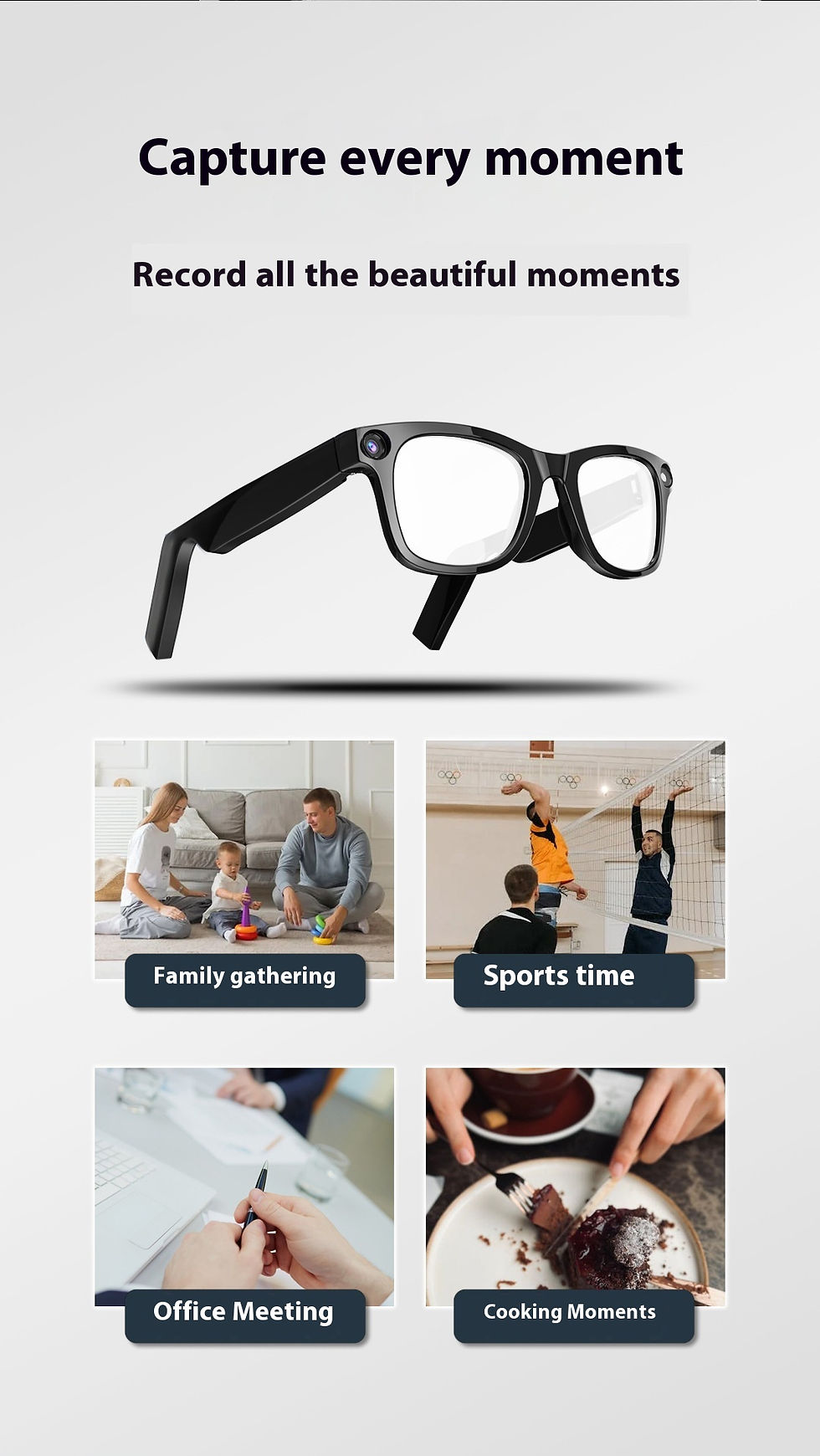 Thumbnail: AI Camera Smart Glasses