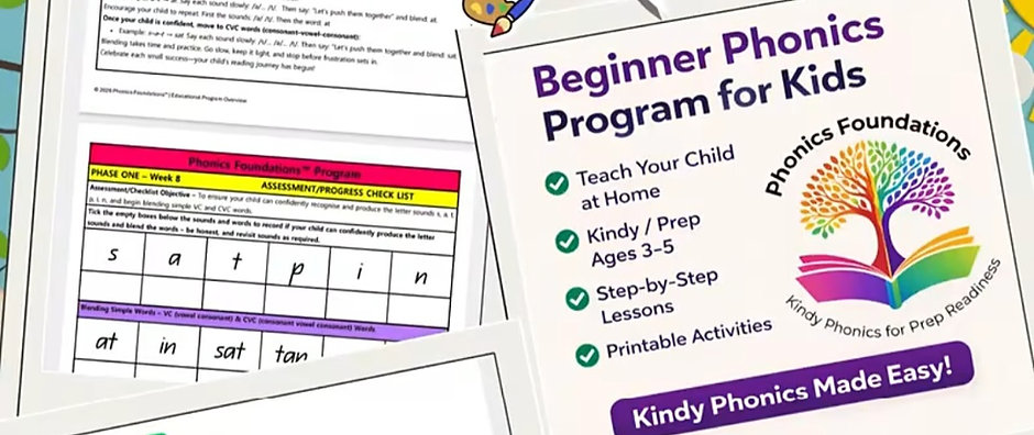 Phonics Foundations Program™ | Literacy Hub Phases 1-4 | Australian Curriculum