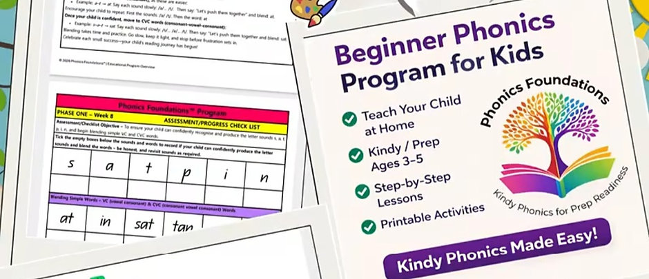 Phonics Foundations Program™ | Literacy Hub Phases 1-4 | Australian Curriculum