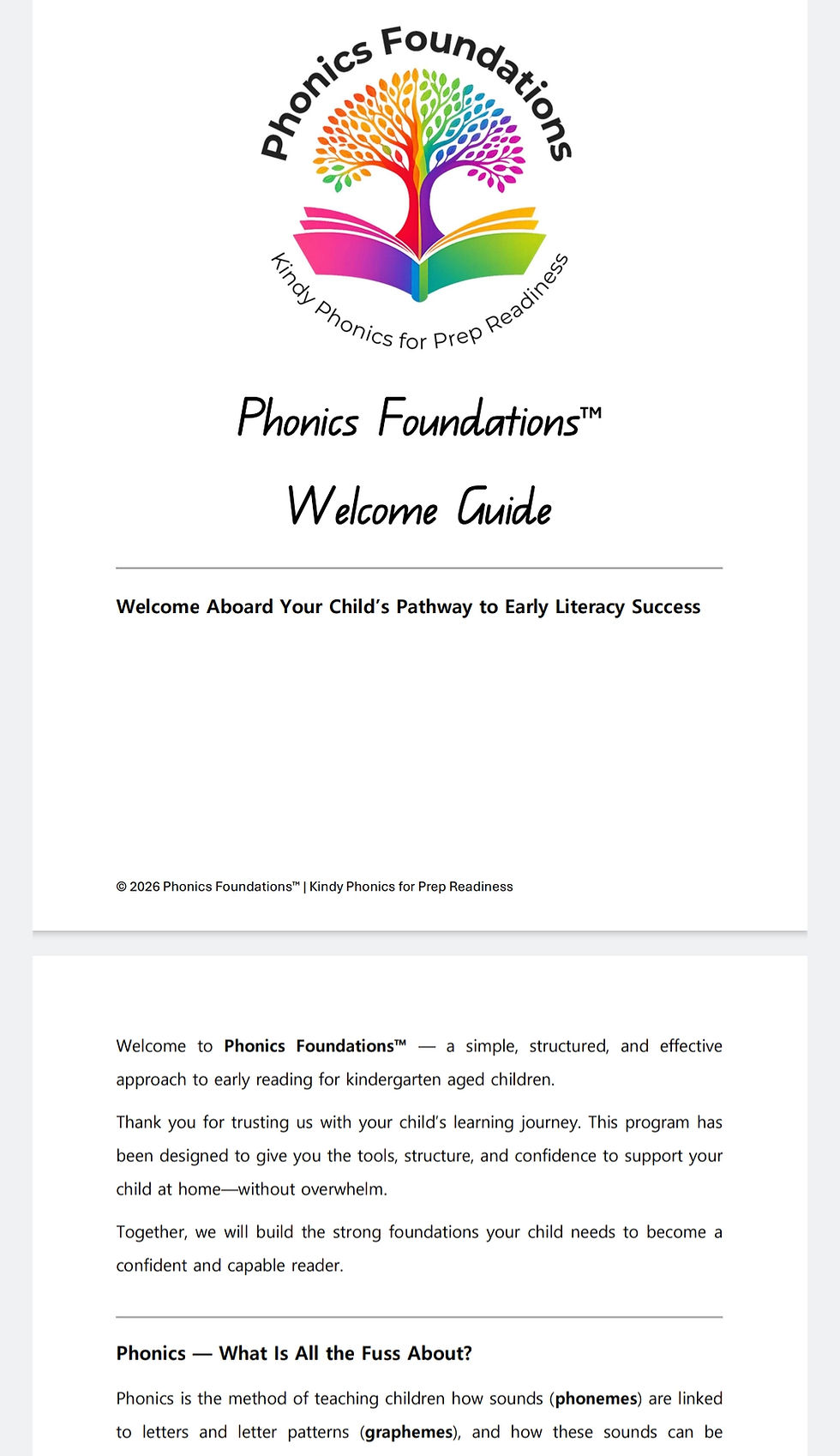Thumbnail: Phonics Foundations Program™ 