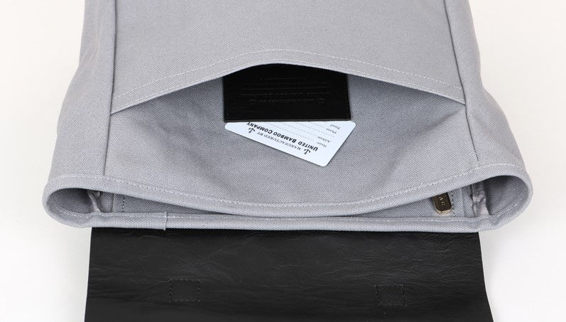 Thumbnail: UNITED BAMBOO SCHOOL BAGS GRAY WITH BLACK