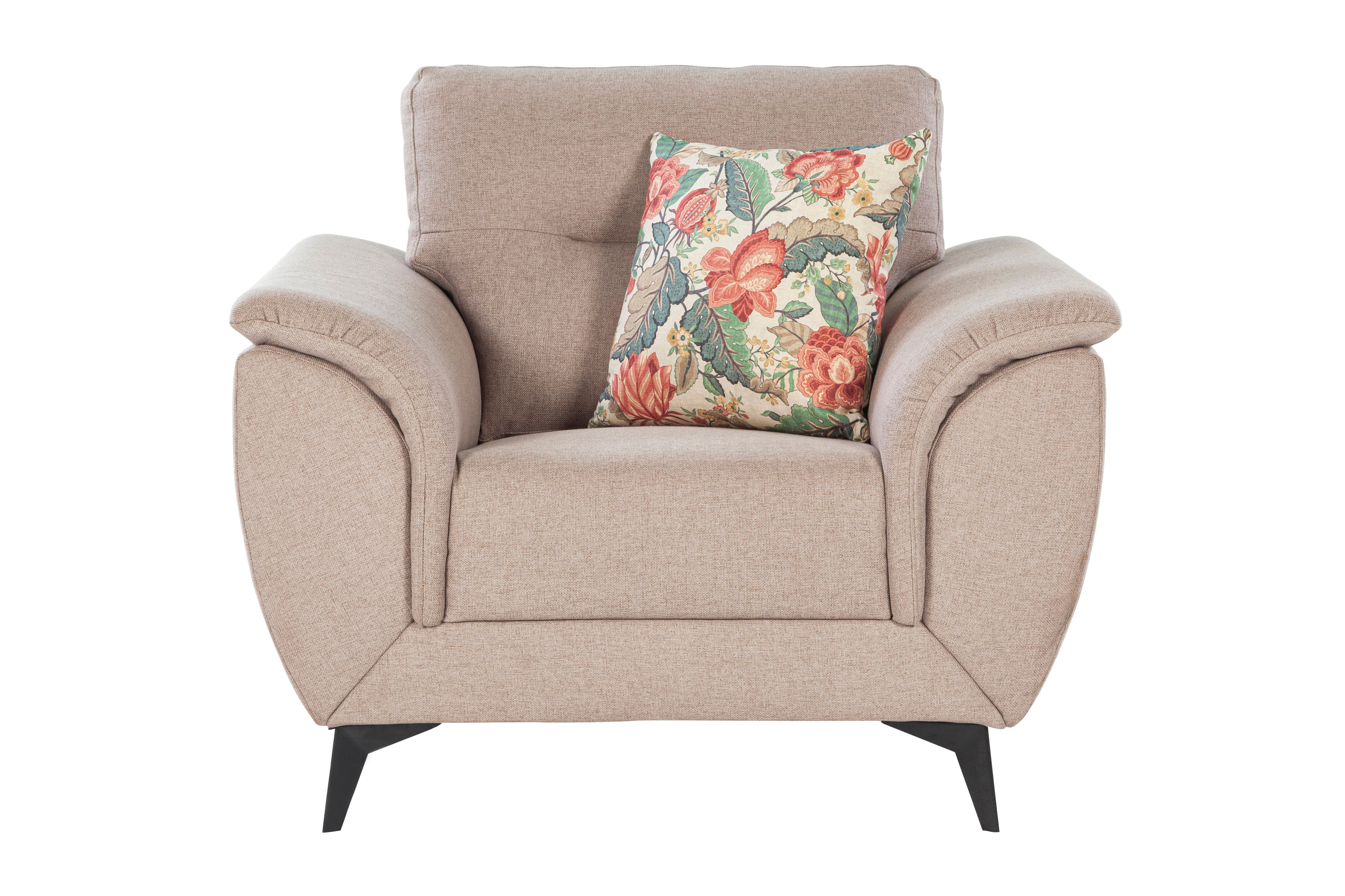 Home Zone Monterey Magnificent Fabric Sofa - 1 Seater
