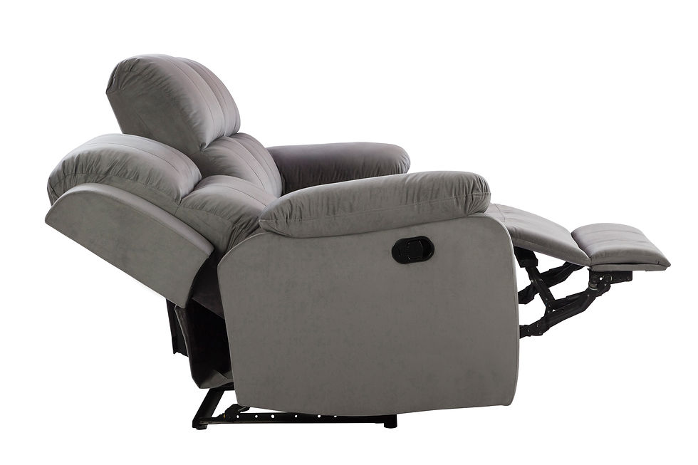 Thumbnail: Home Zone Joseph Fabric Recliner - 3 Seater