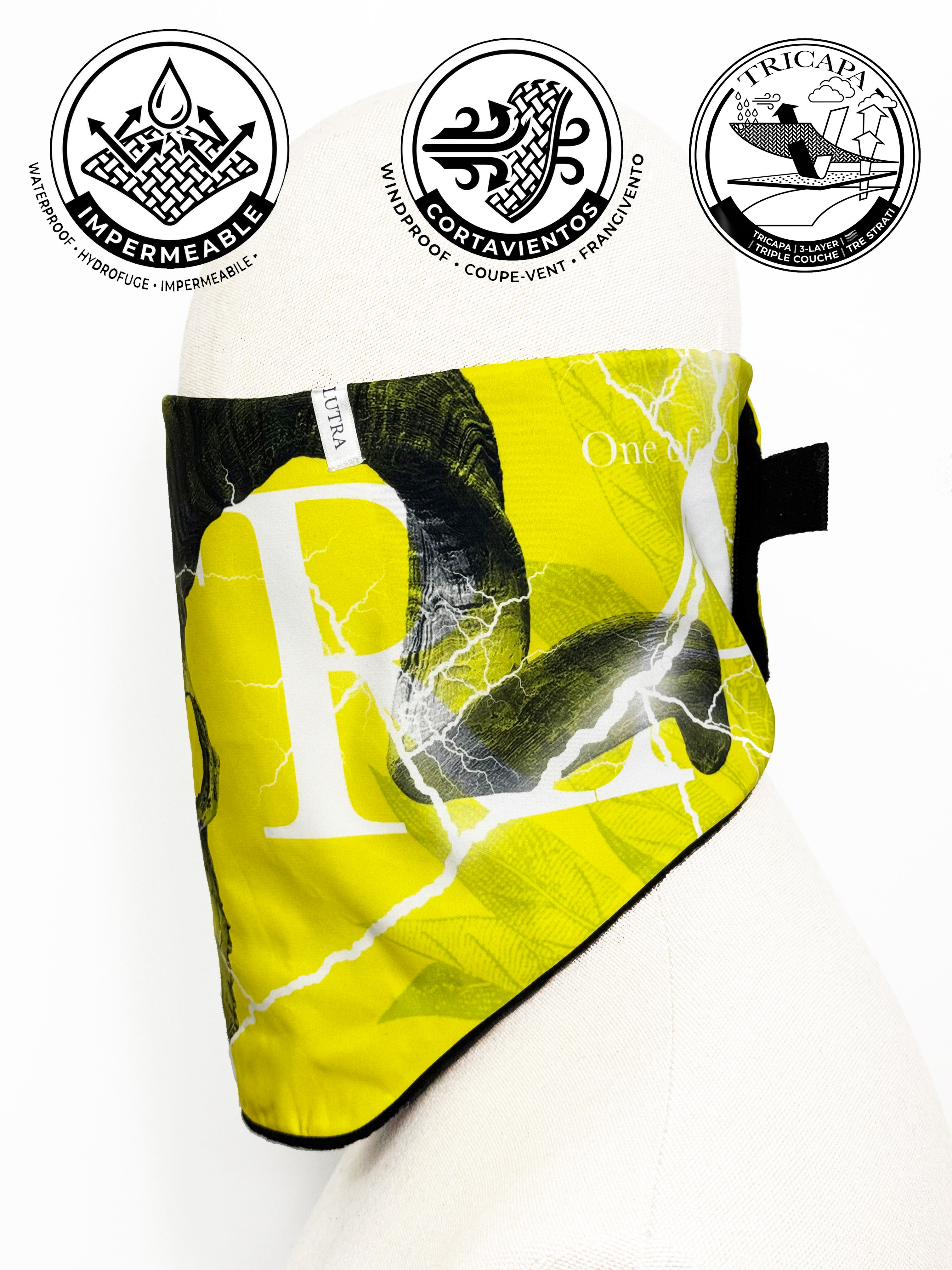 Scaldacollo LUTRA dal Design Esclusivo – Teschio Giallo