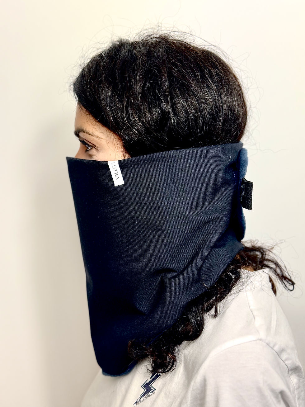 Thumbnail: Flame-Retardant & Heavy-Duty Navy Blue Neck Warmer