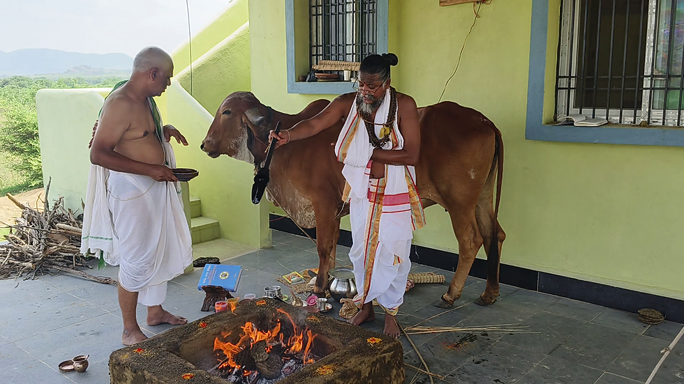 Lalita During Purnahuti of Indra yajna on Guru Pournami 2025