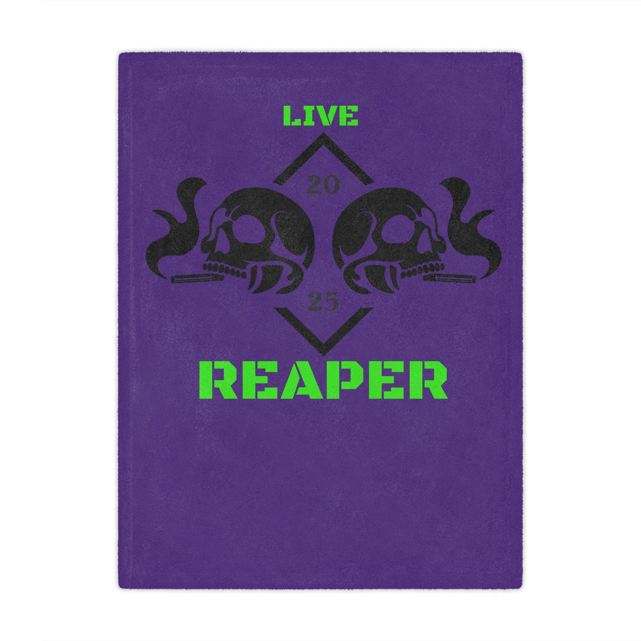 Live Reaper Minky Blanket
