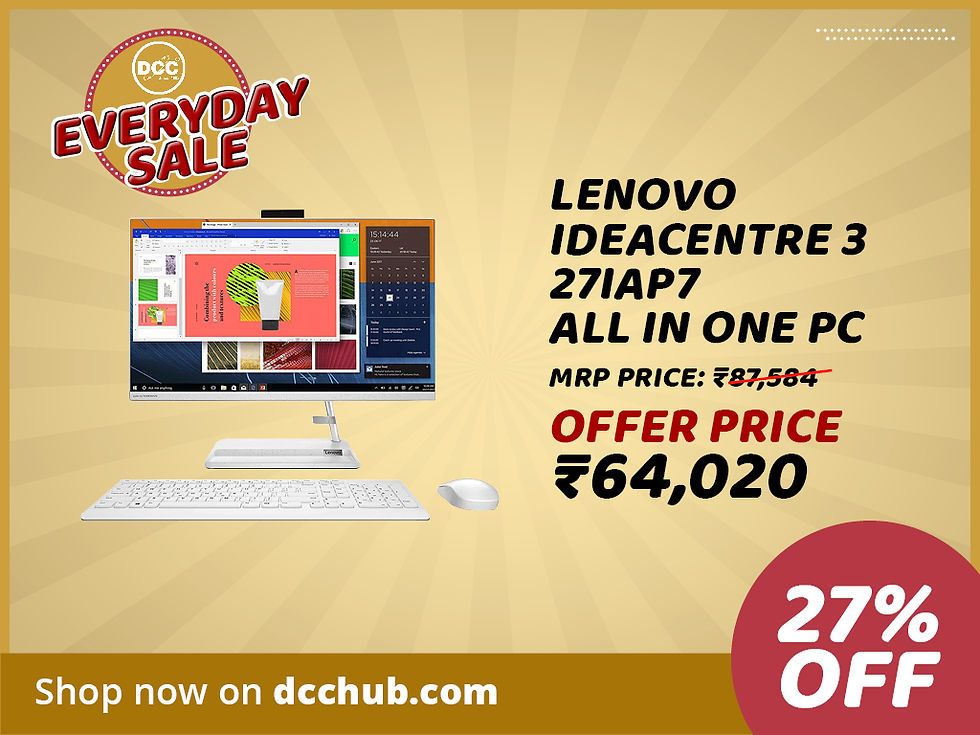 27% OFF on Lenovo IdeaCentre 3 Computer Price in Pune
