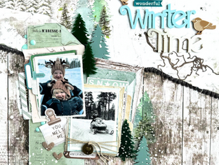 Winter Time layout | Julie Taylor