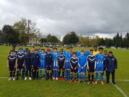 Championnat U14 R1 chez les Girondins de Bordeaux :