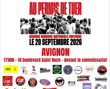 Marche unitaire contre le « permis de tuer »