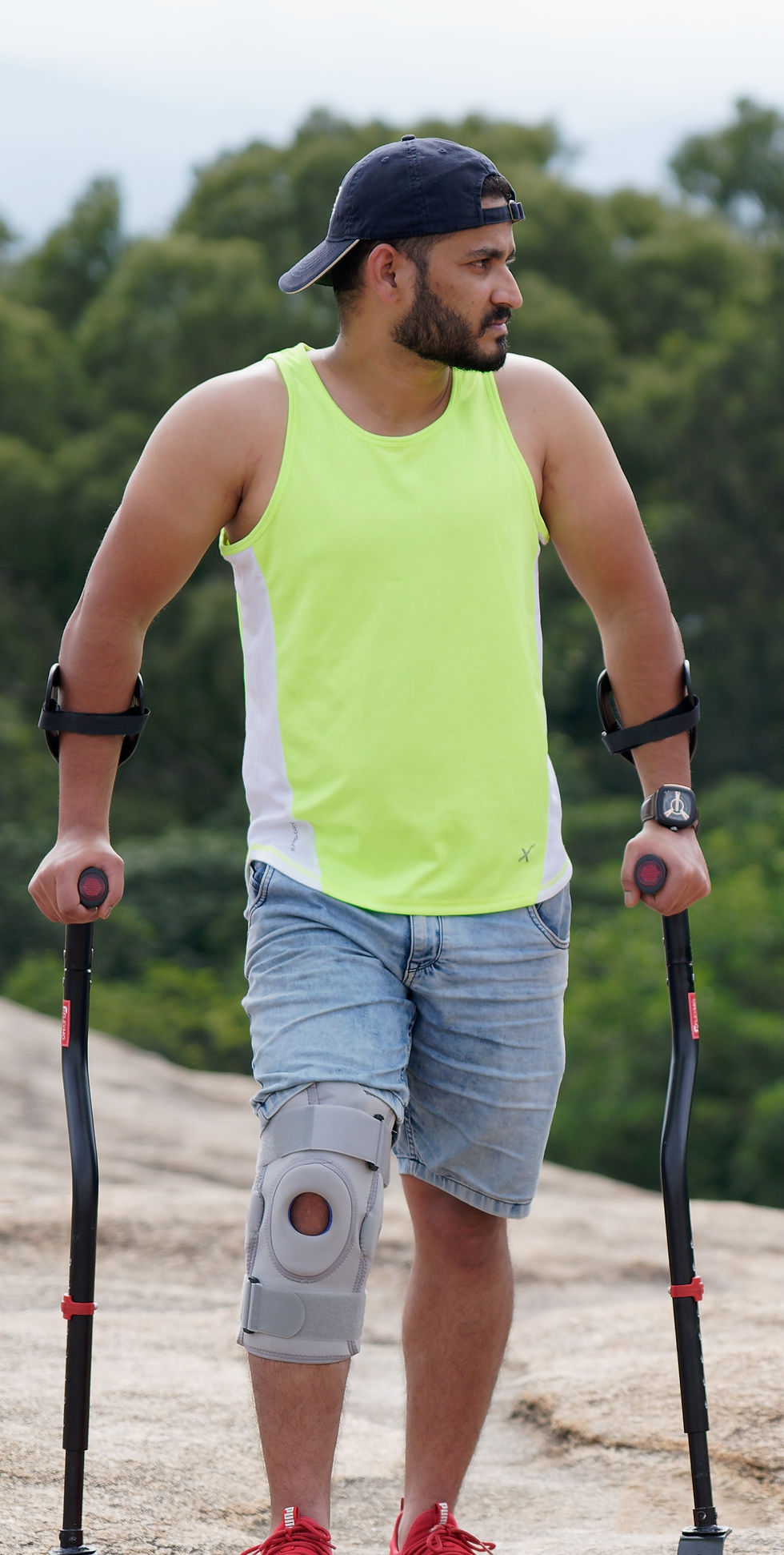 Stylish and modern crutches , 21st century crutches