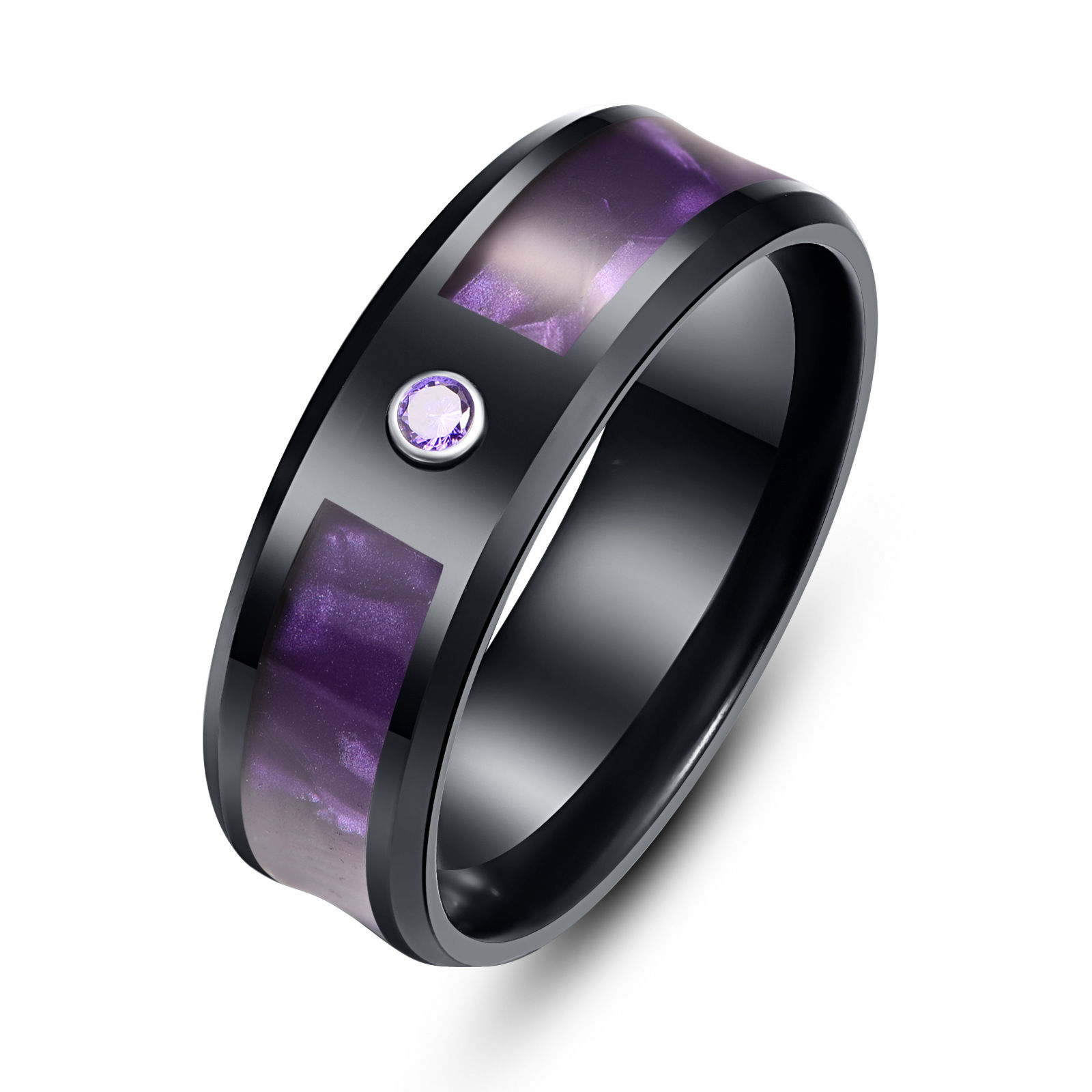 Signature Simple Tungsten Stainless Steel Fashion Ring Essential