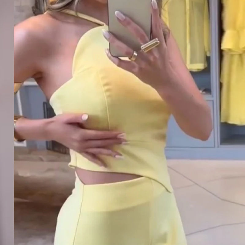 Thumbnail: Fashion Hollow Back Jumpsuit