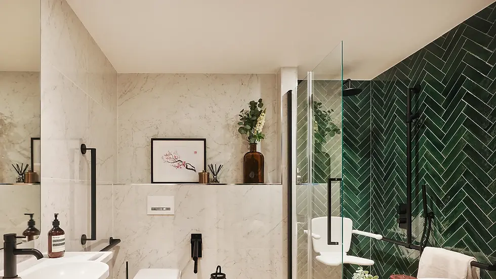 You don't have to sacrifice design for accessible interiors or aging in place home remodeling.