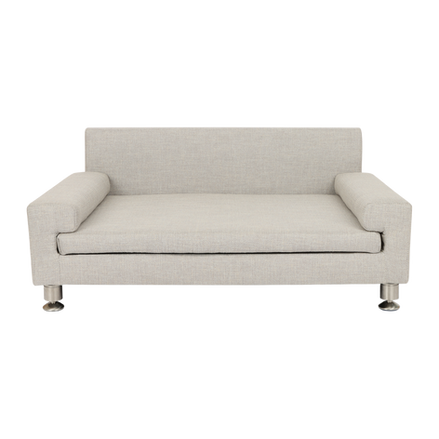 Luxe dog sofa bed in Linen
